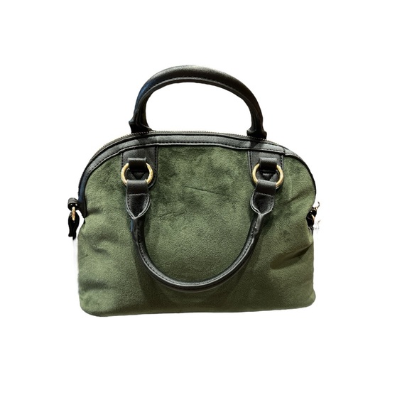 NWT Y2K Juicy Couture Heritage Dome Satchel Super Green/Black Cross Body - Picture 3 of 11